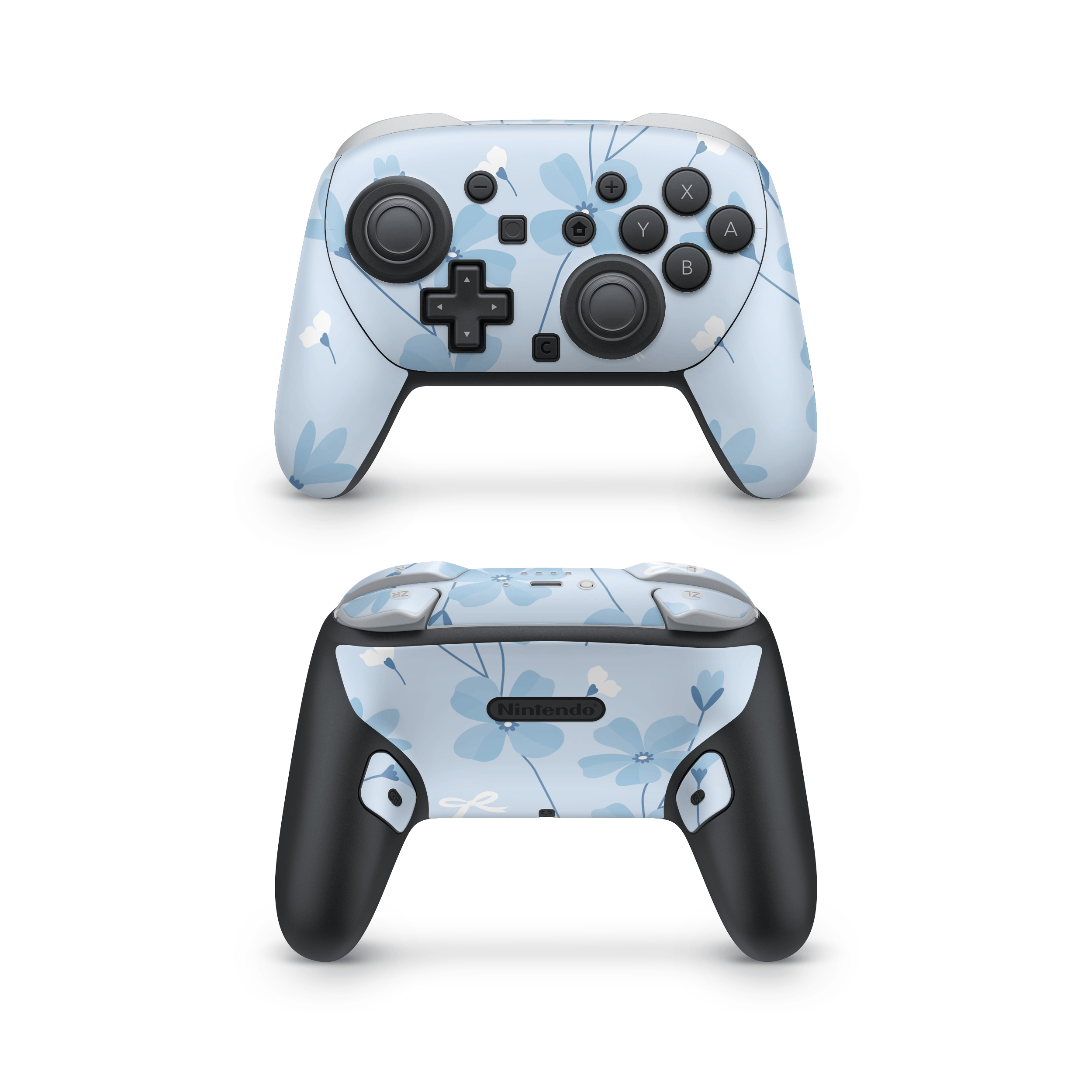 Forget Me Not Nintendo Switch Pro Controller Skins