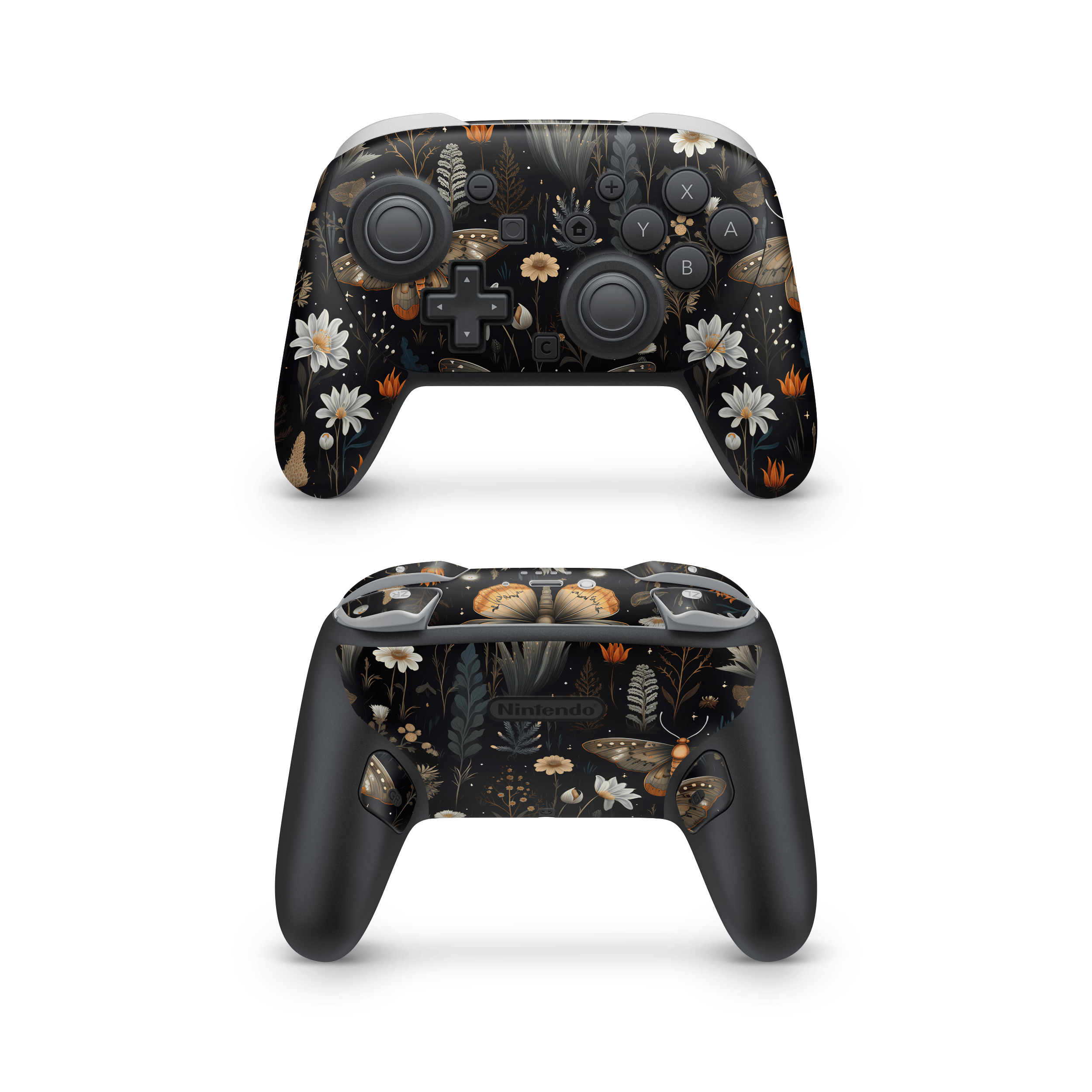 Misty Garden Nintendo Switch Pro Controller Skins