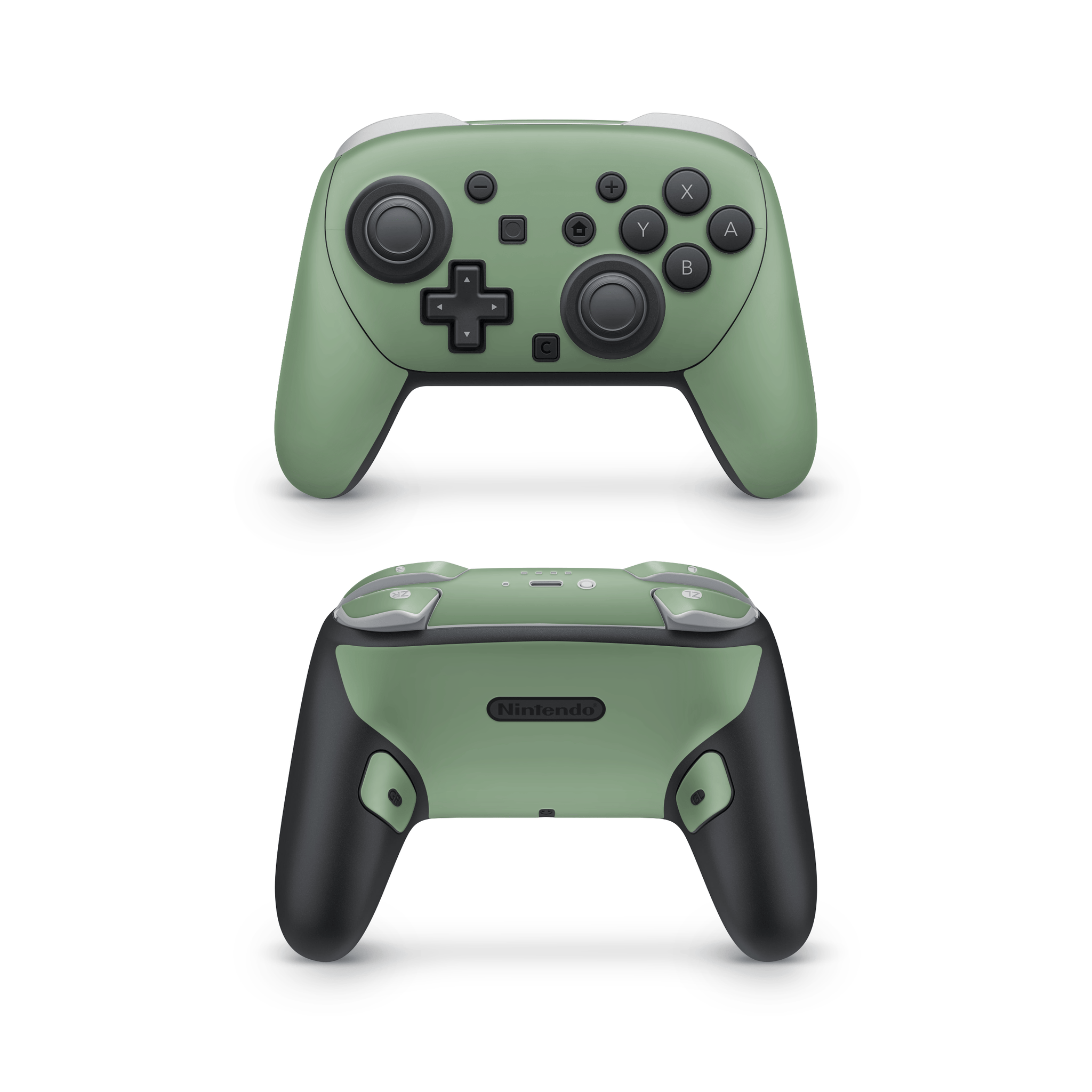 Juniper Green Nintendo Switch Pro Controller Decal Skins