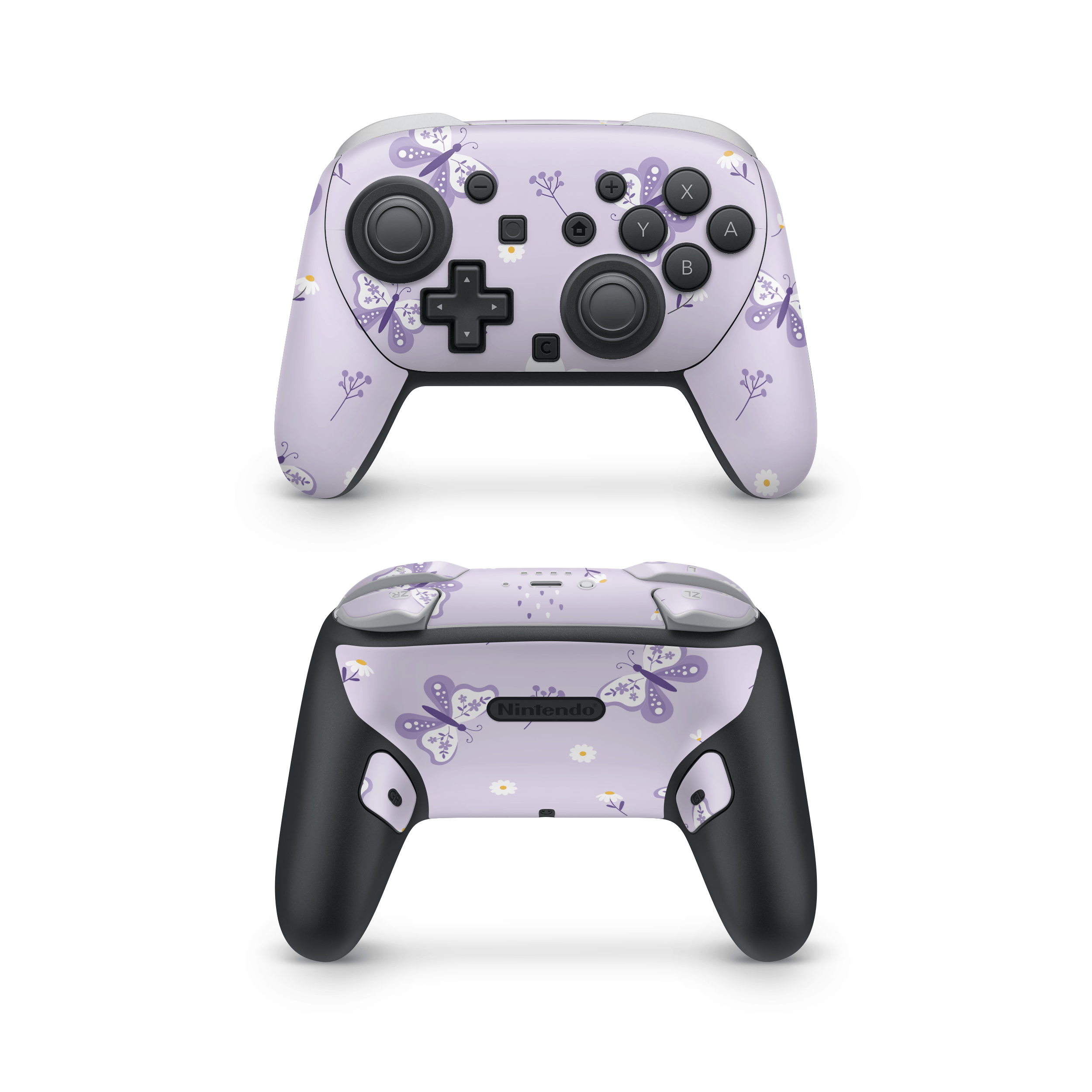Butterfly Dreams Nintendo Switch Pro Controller Skins