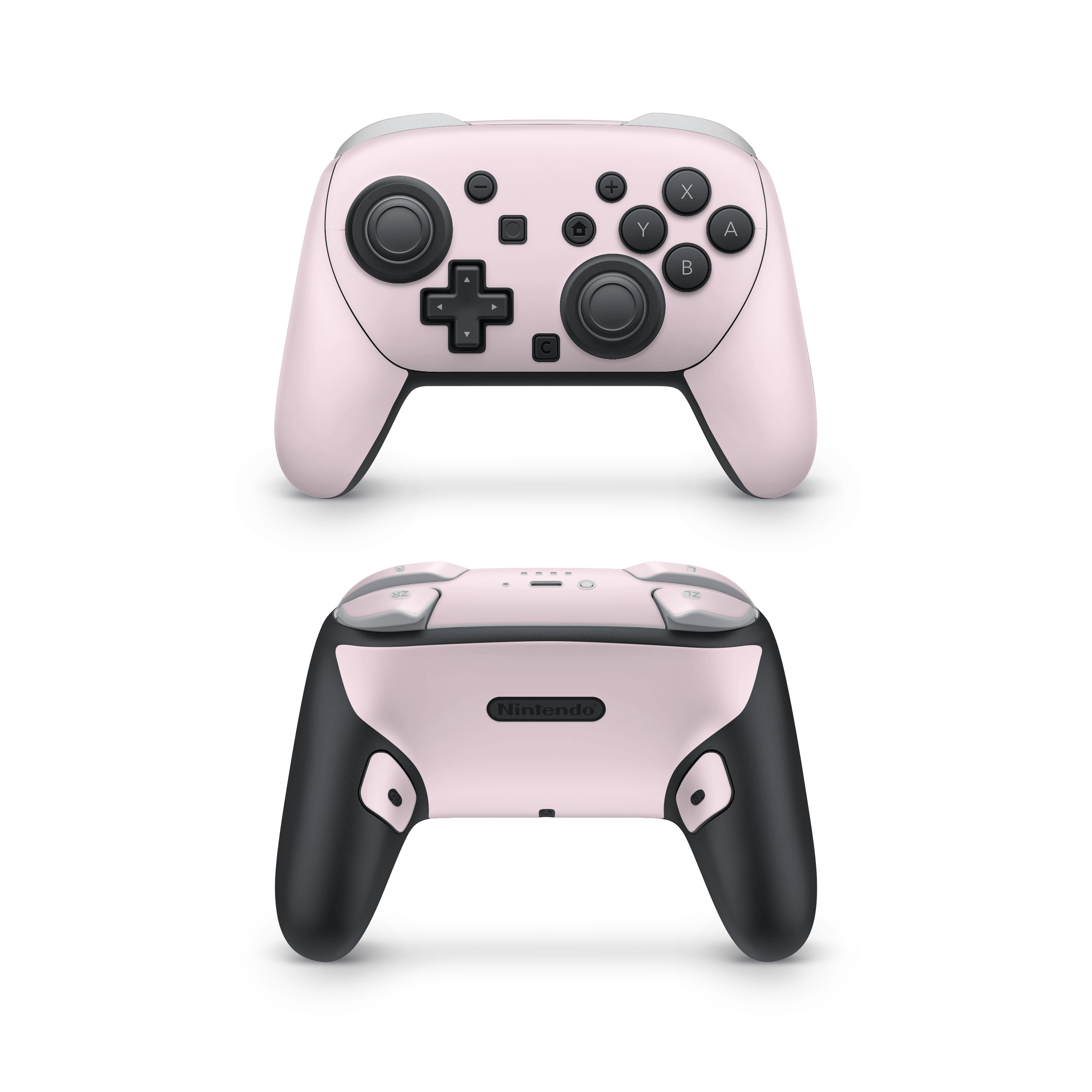 Baby Pink Nintendo Switch Pro Controller Skins
