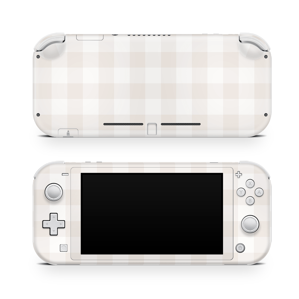 Beige Linen Nintendo Switch Lite Skin