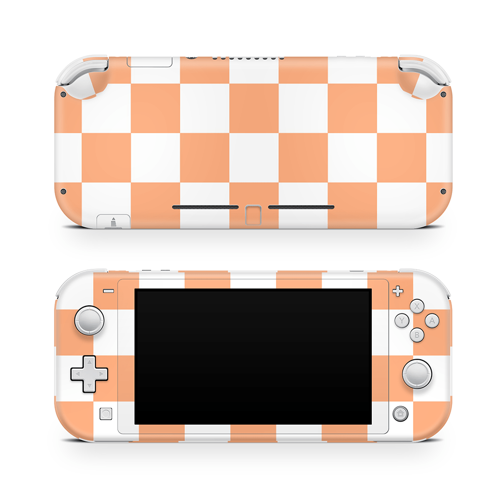 Thai Tea Checkered Nintendo Switch Lite Skin