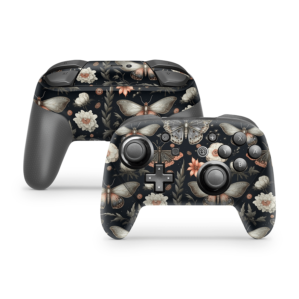 Gilded Wings Nintendo Switch Pro Controller Skins
