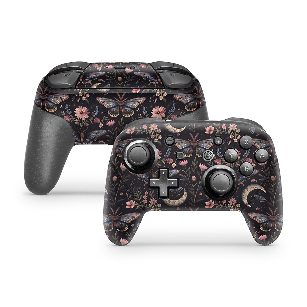 Boho Botanical Nintendo Switch Pro Controller Skins