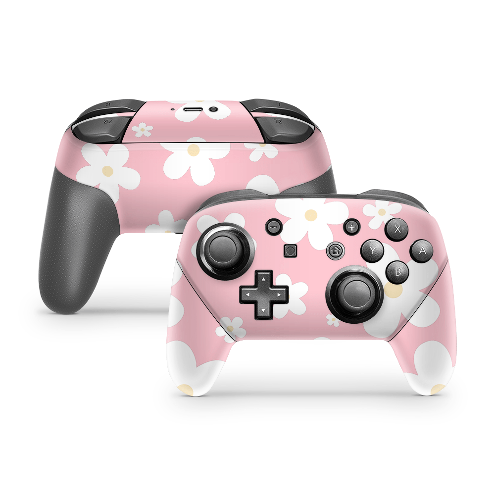 Sweet Daisies Nintendo Switch Pro Controller Skins