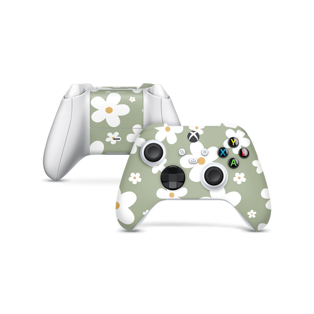 Verdant Daisies Xbox Series Controller Skin