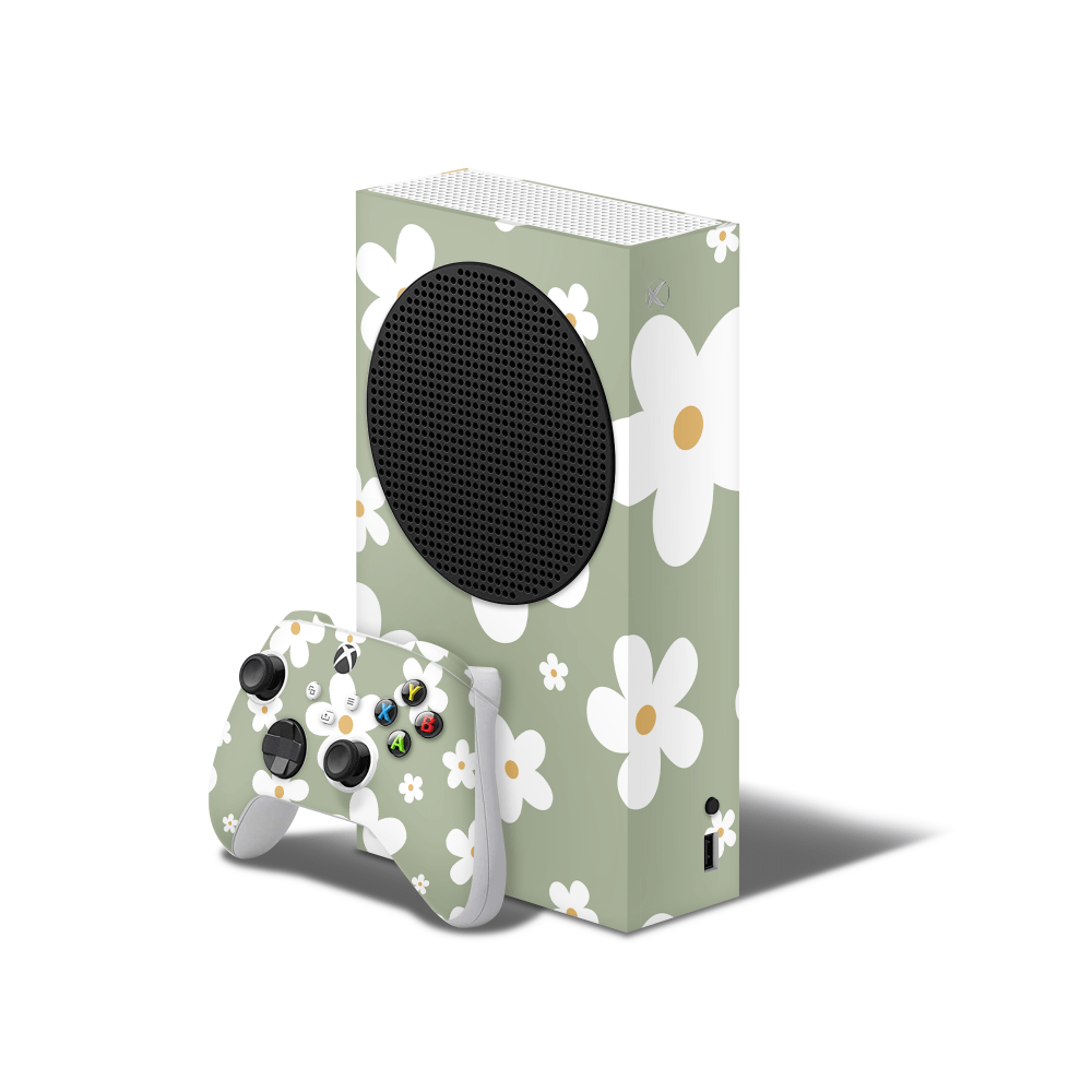 Verdant Daisies Xbox Series S Skin