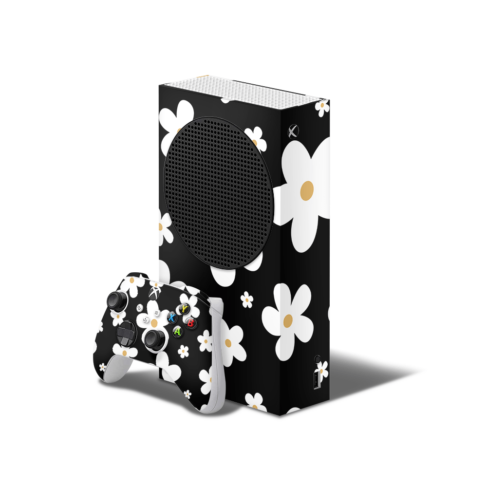 Monochrome Daisy Xbox Series S Skin