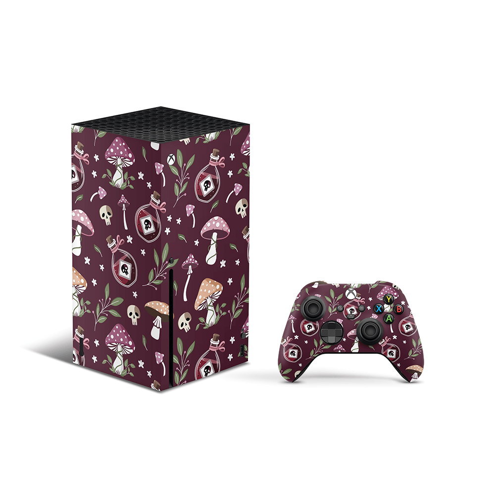 Scarlet Toxin Xbox Series X Skin