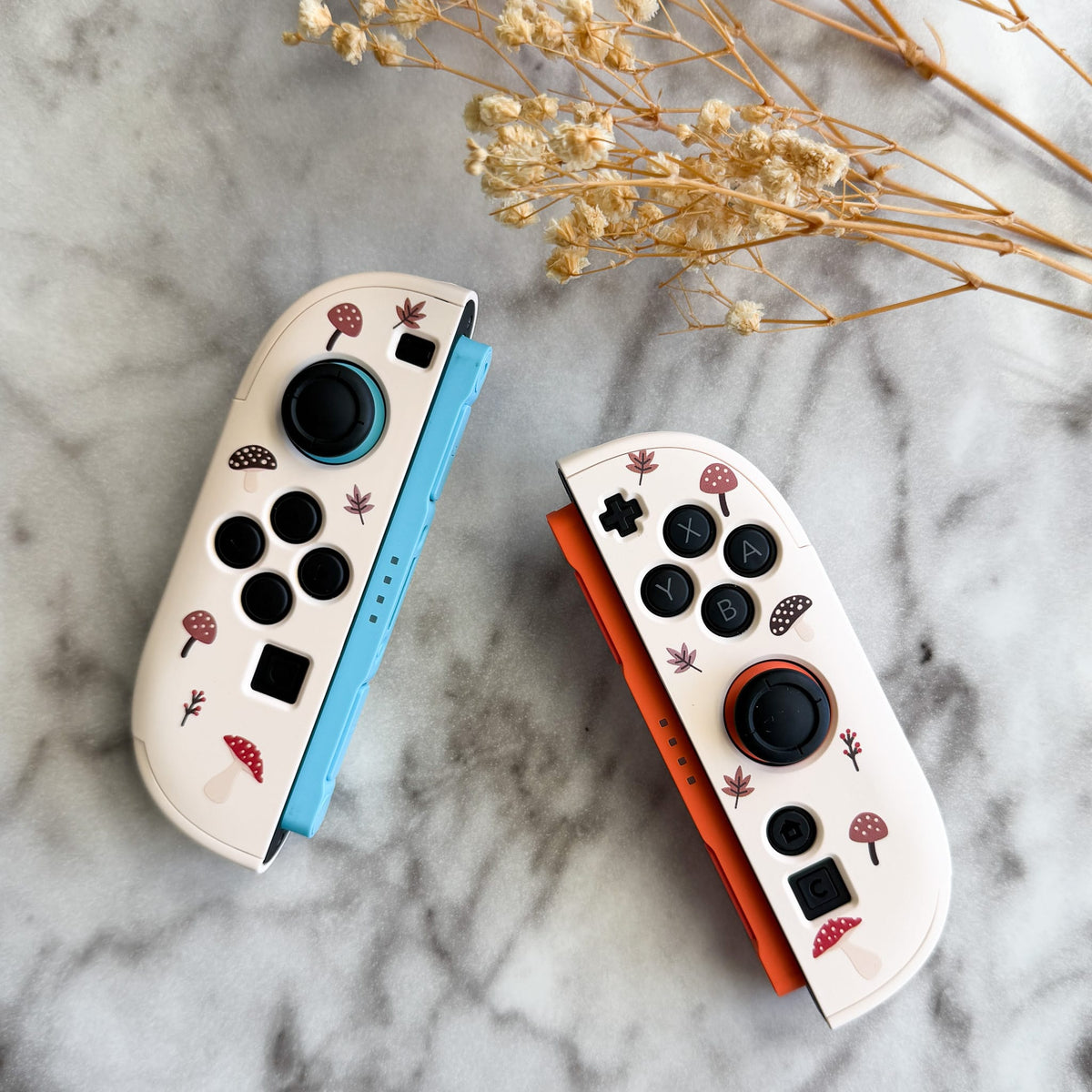 Autumn Mushies Switch 2 Joy-Con covers