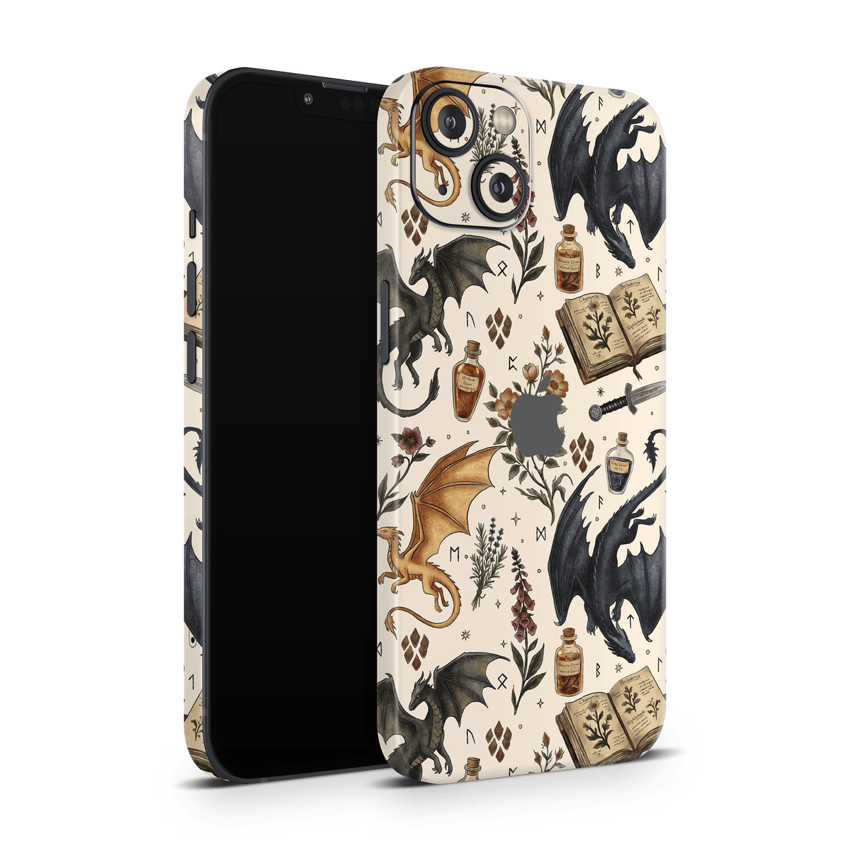 Gilded Dragons Apple iPhone Decal Skins