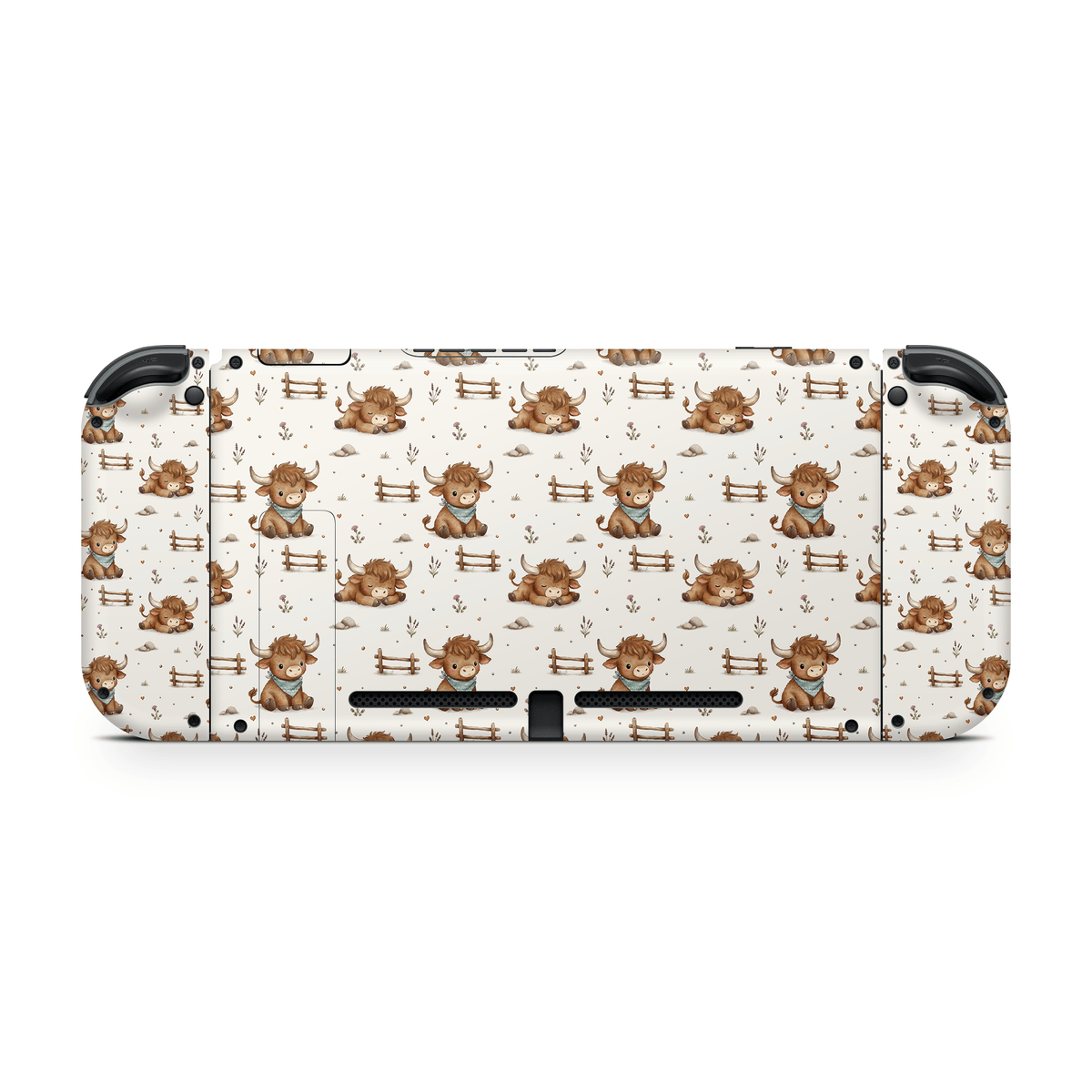 Highland Cows Nintendo Switch Decal Skin