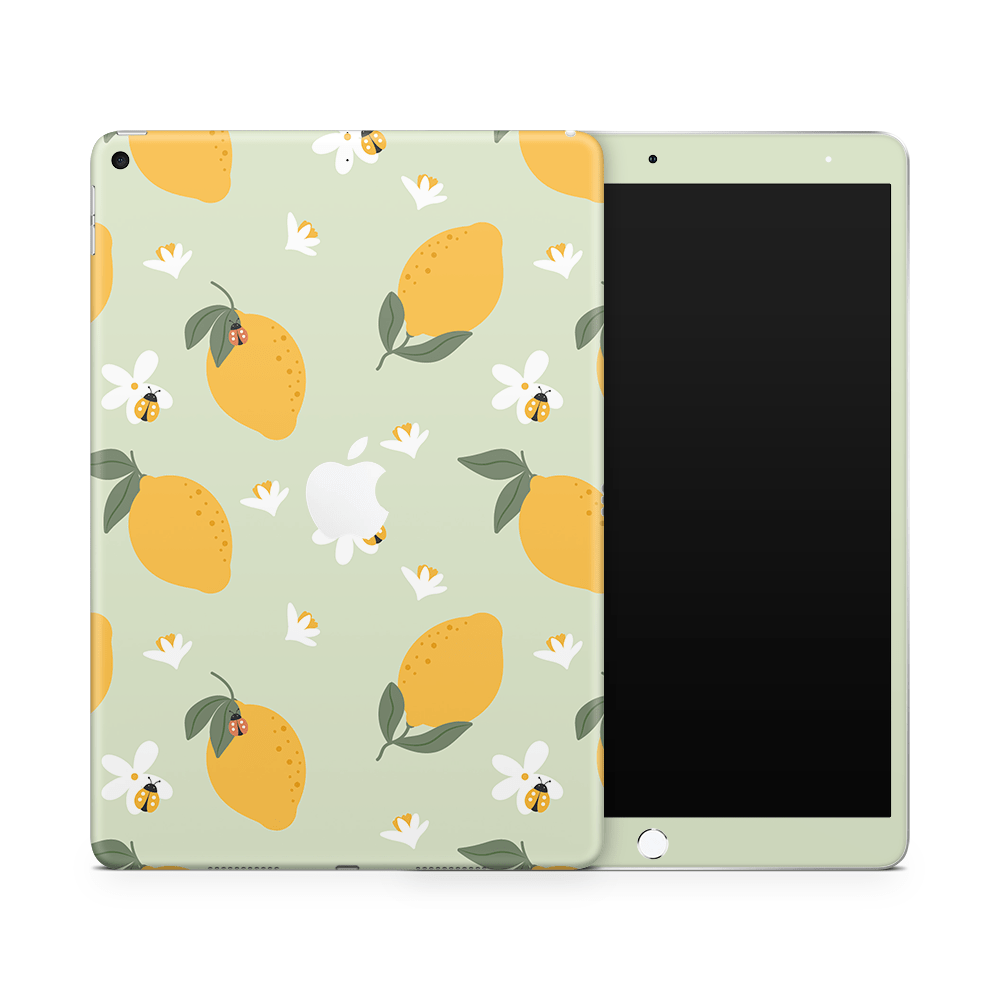Zesty Lemons Green Apple iPad Skins