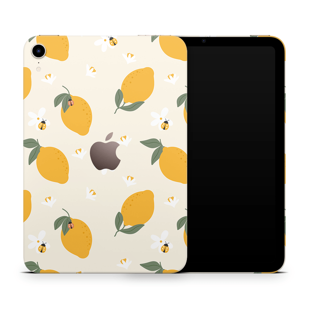 Zesty Lemons Beige Apple iPad Mini Skins