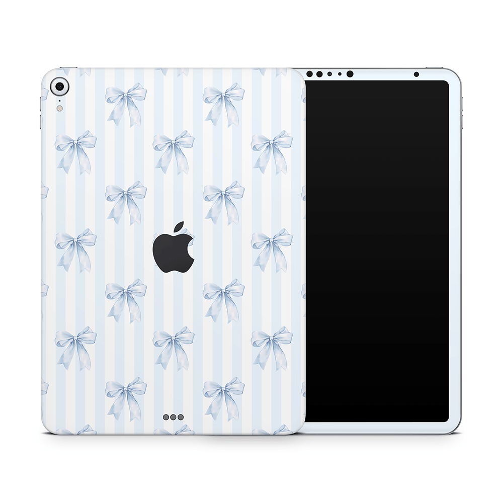 Sky Blue Bows Apple iPad Pro Skins