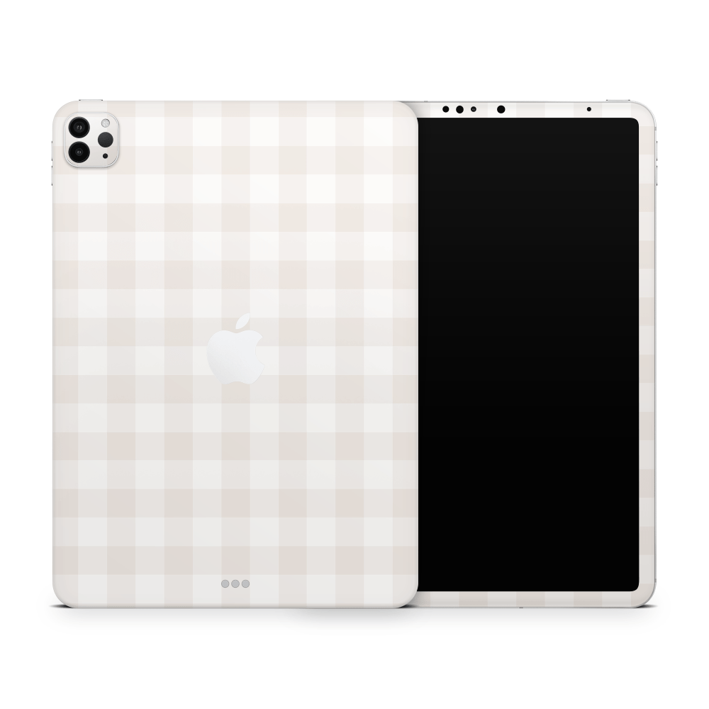 Beige Linen Apple iPad Pro Skin