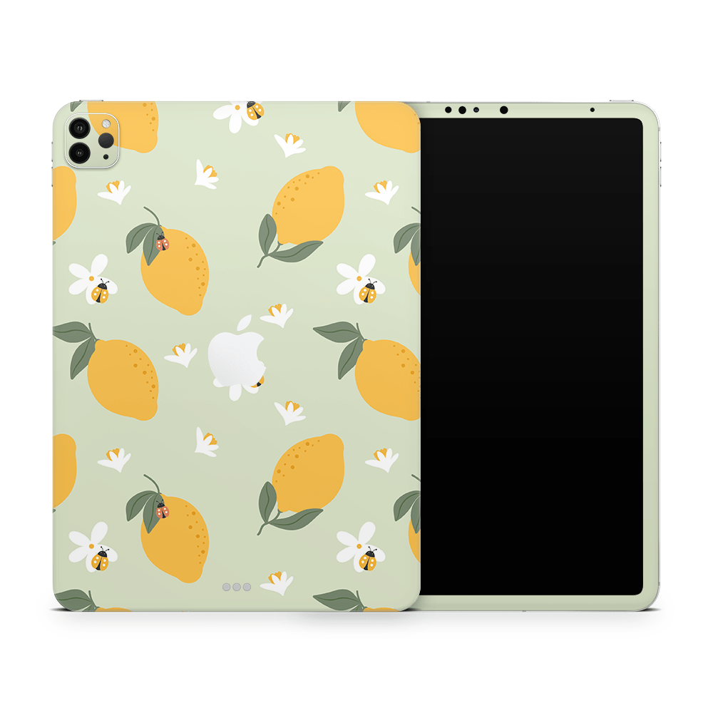 Zesty Lemons Green Apple iPad Pro Skins