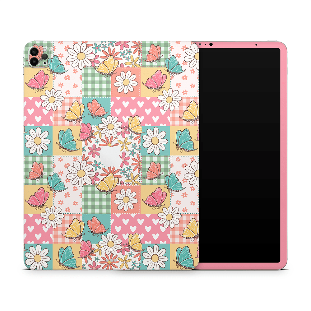 Butterfly Patchwork Apple iPad Pro Skins