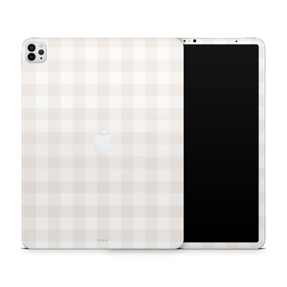 Beige Linen Apple iPad Pro Skin