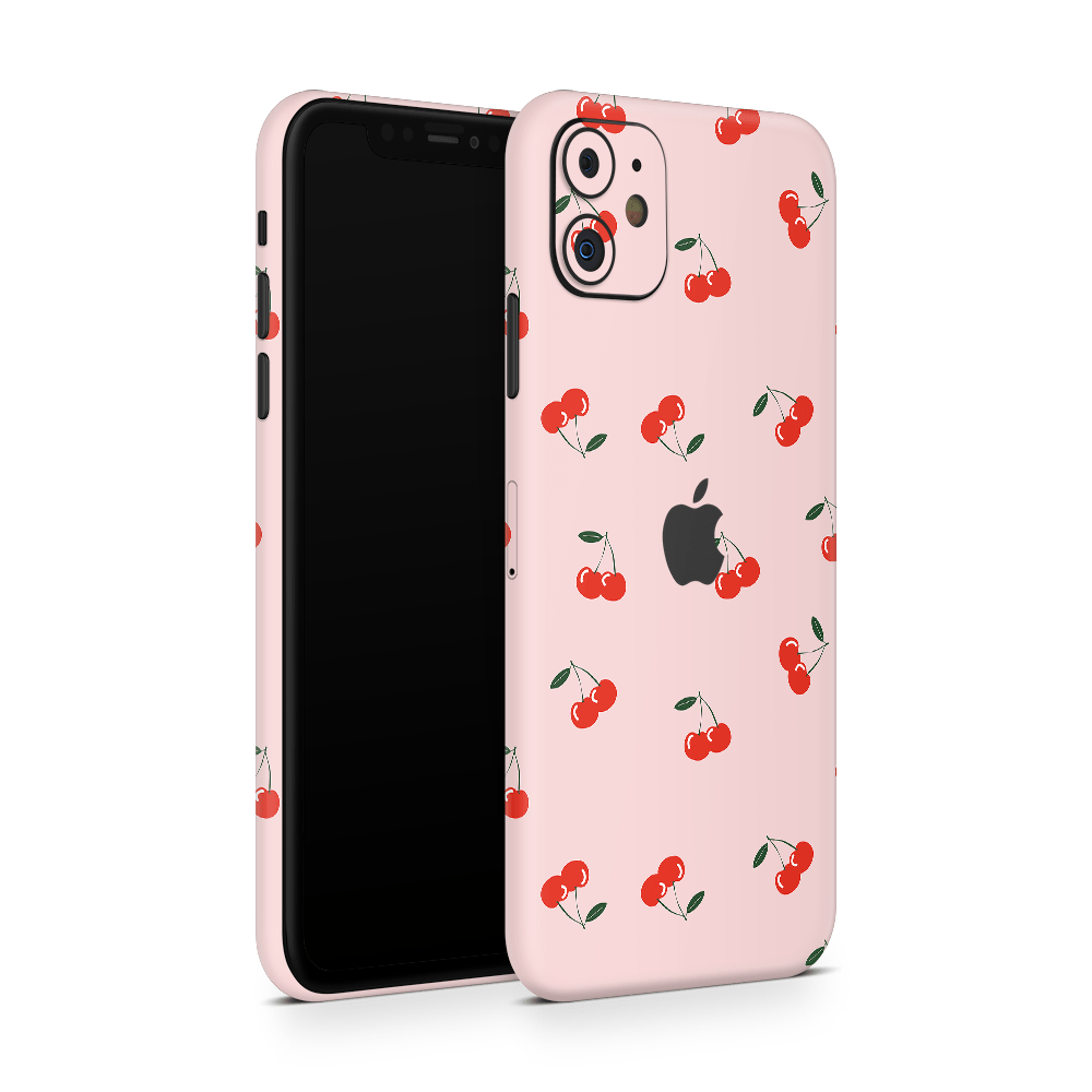 Ruby Cherries Apple iPhone Skins
