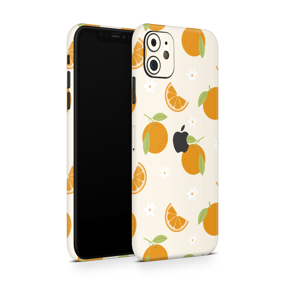 Sunkissed Citrus Apple iPhone Decal Skins