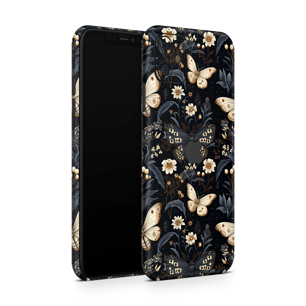 Midnight Flutter Apple iPhone Skins