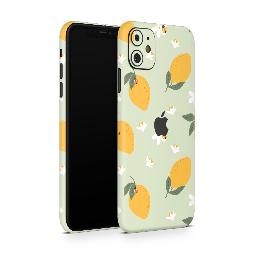 Zesty Lemons Green Apple iPhone Skins