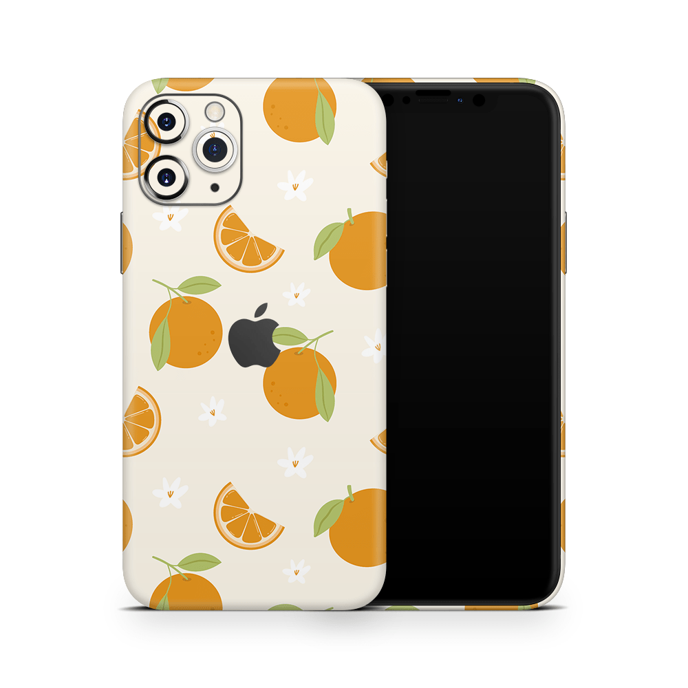 Sunkissed Citrus Apple iPhone Decal Skins
