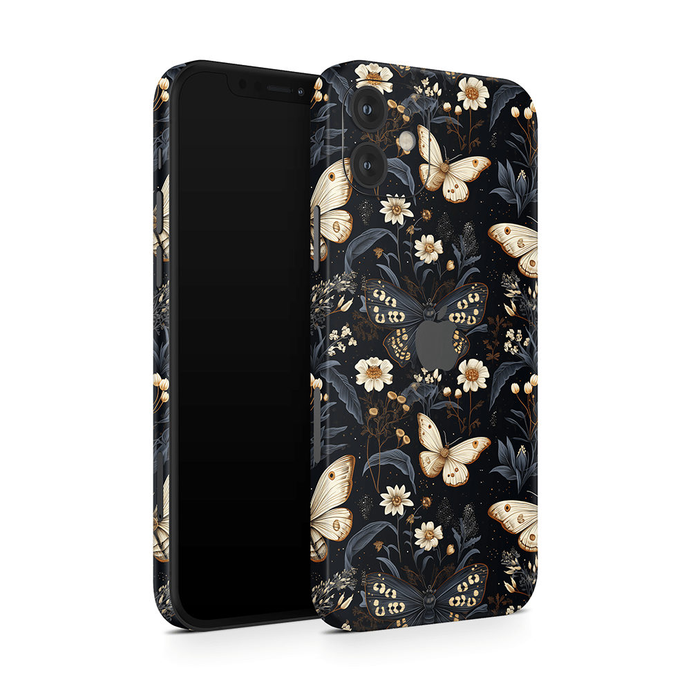 Midnight Flutter Apple iPhone Skins