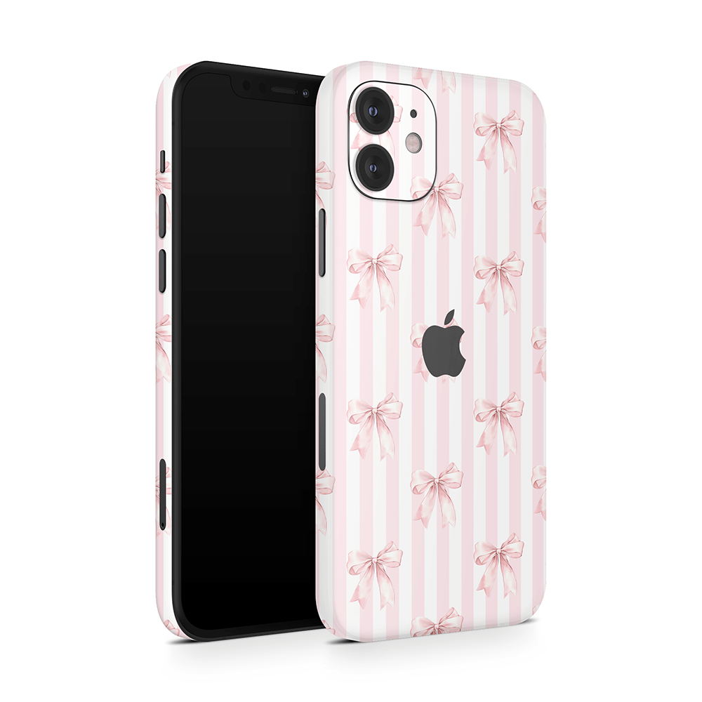 Blush Bows Apple iPhone Skins