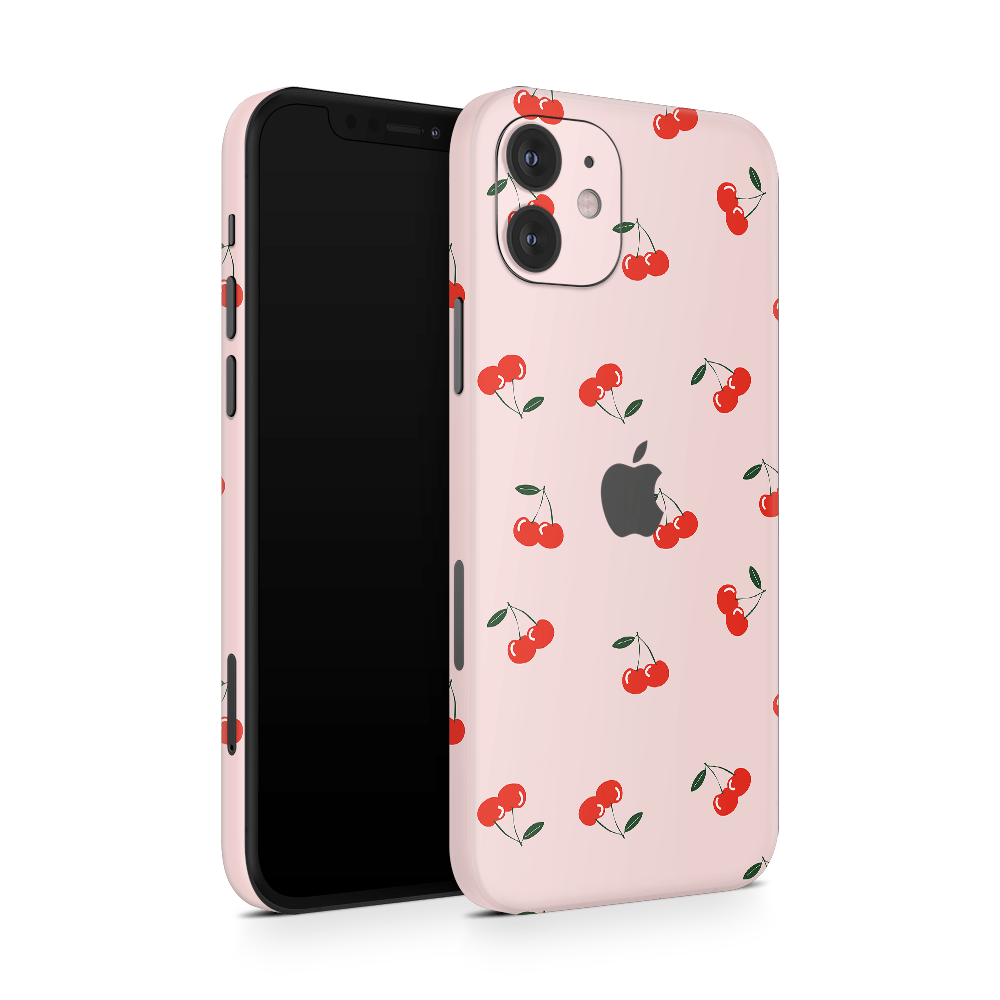 Ruby Cherries Apple iPhone Skins