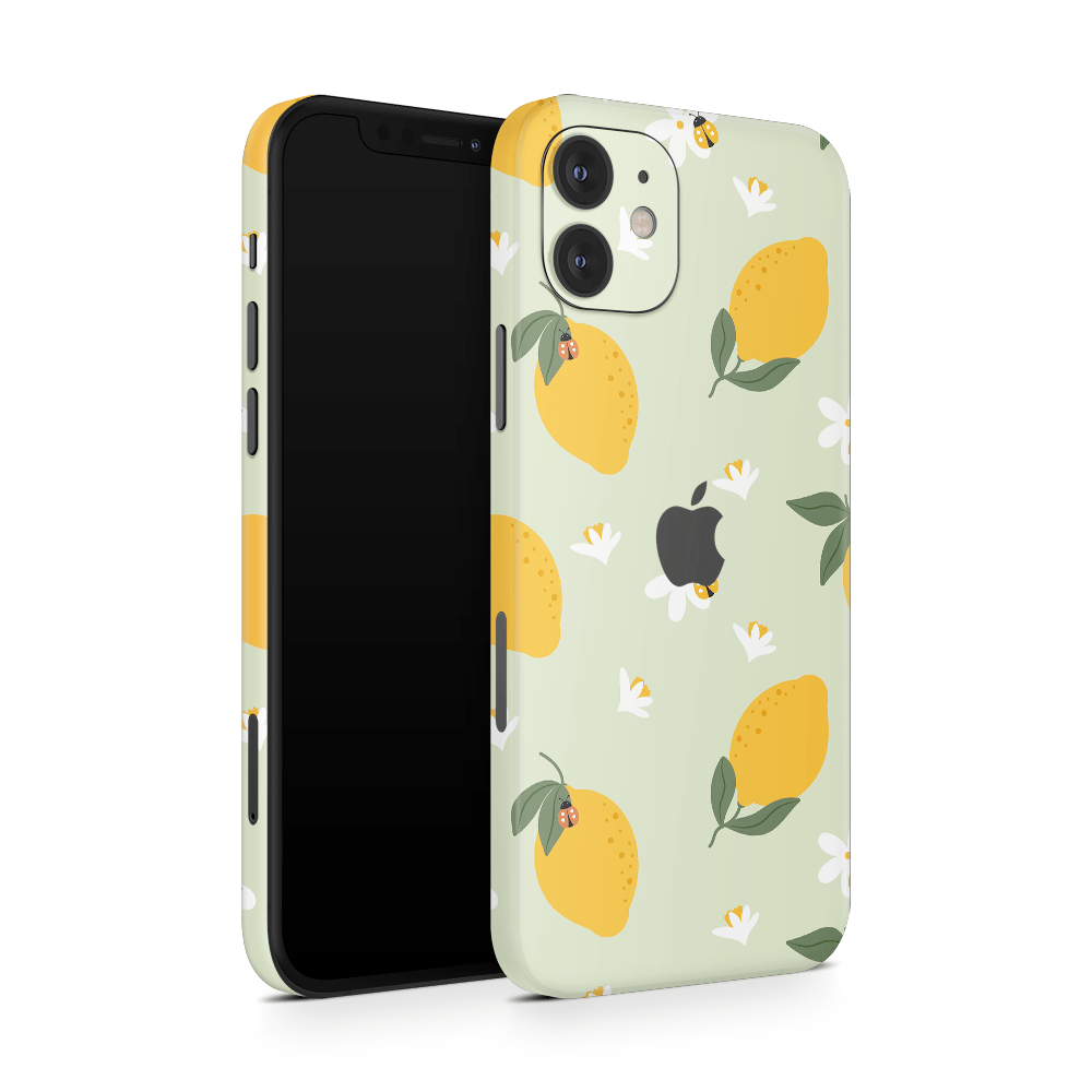 Zesty Lemons Green Apple iPhone Skins
