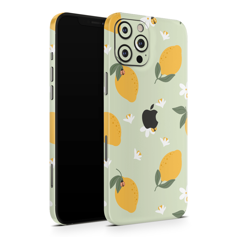 Zesty Lemons Green Apple iPhone Skins