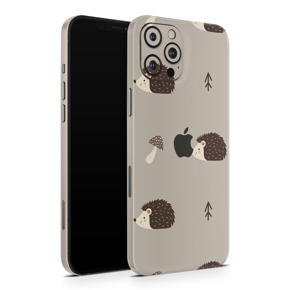 Woodsy Hedgehogs Apple iPhone Skins