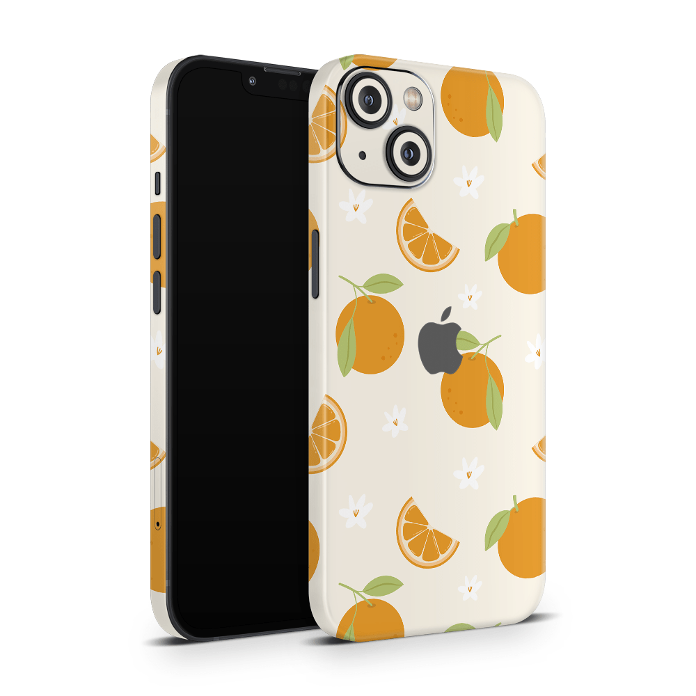 Sunkissed Citrus Apple iPhone Decal Skins