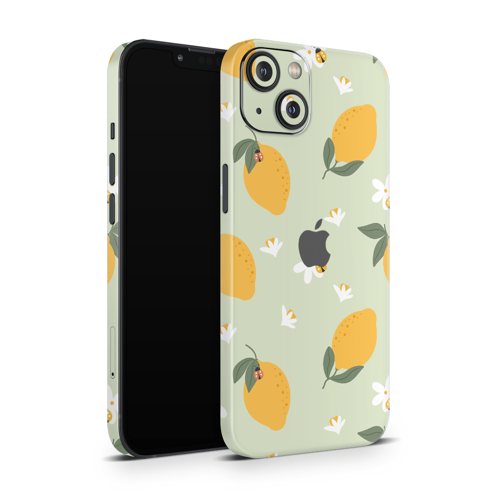 Zesty Lemons Green Apple iPhone Skins