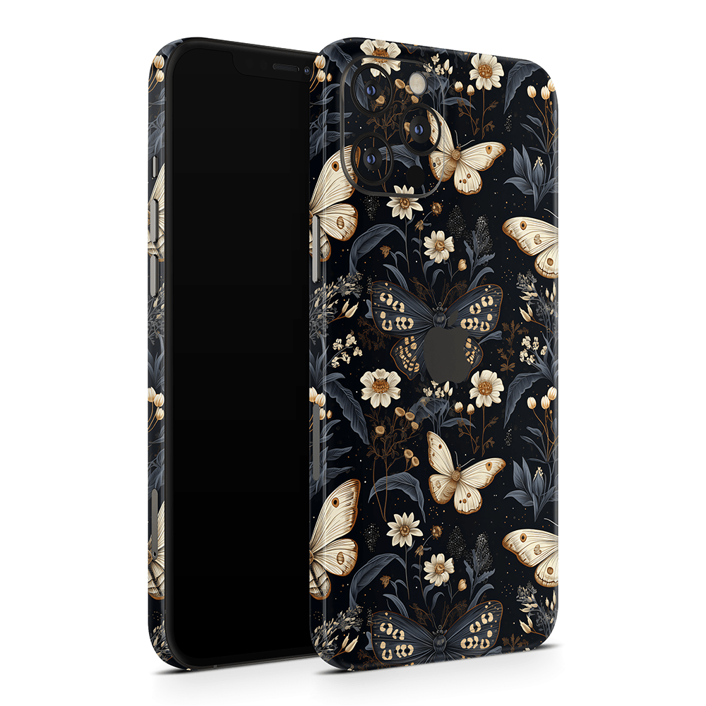 Midnight Flutter Apple iPhone Skins