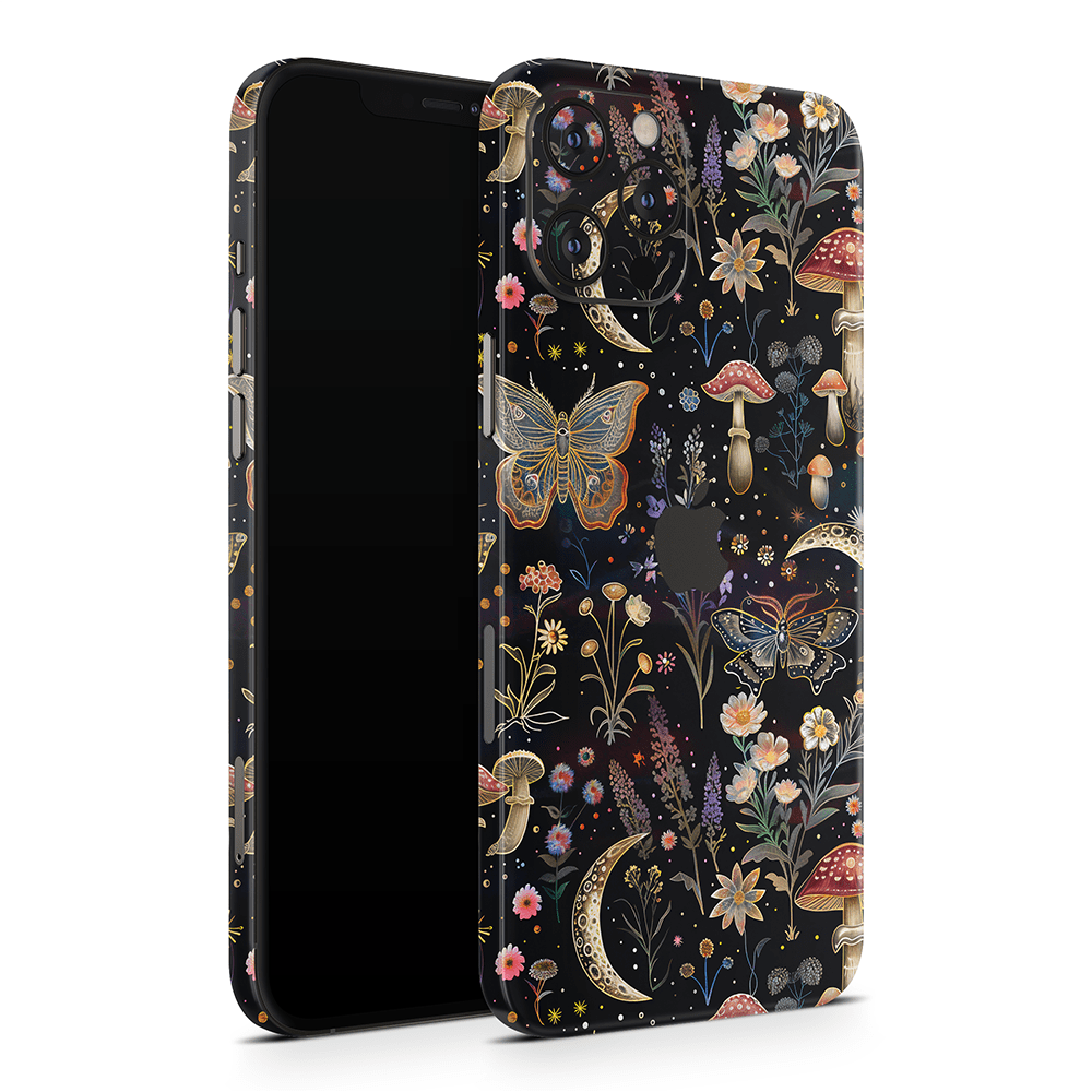 Sparkling Mushies Apple iPhone Skins
