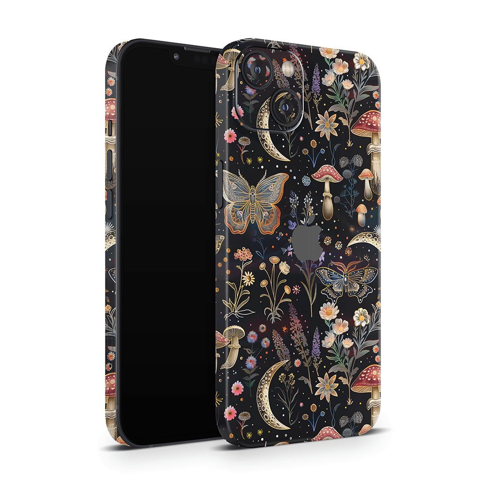 Sparkling Mushies Apple iPhone Skins