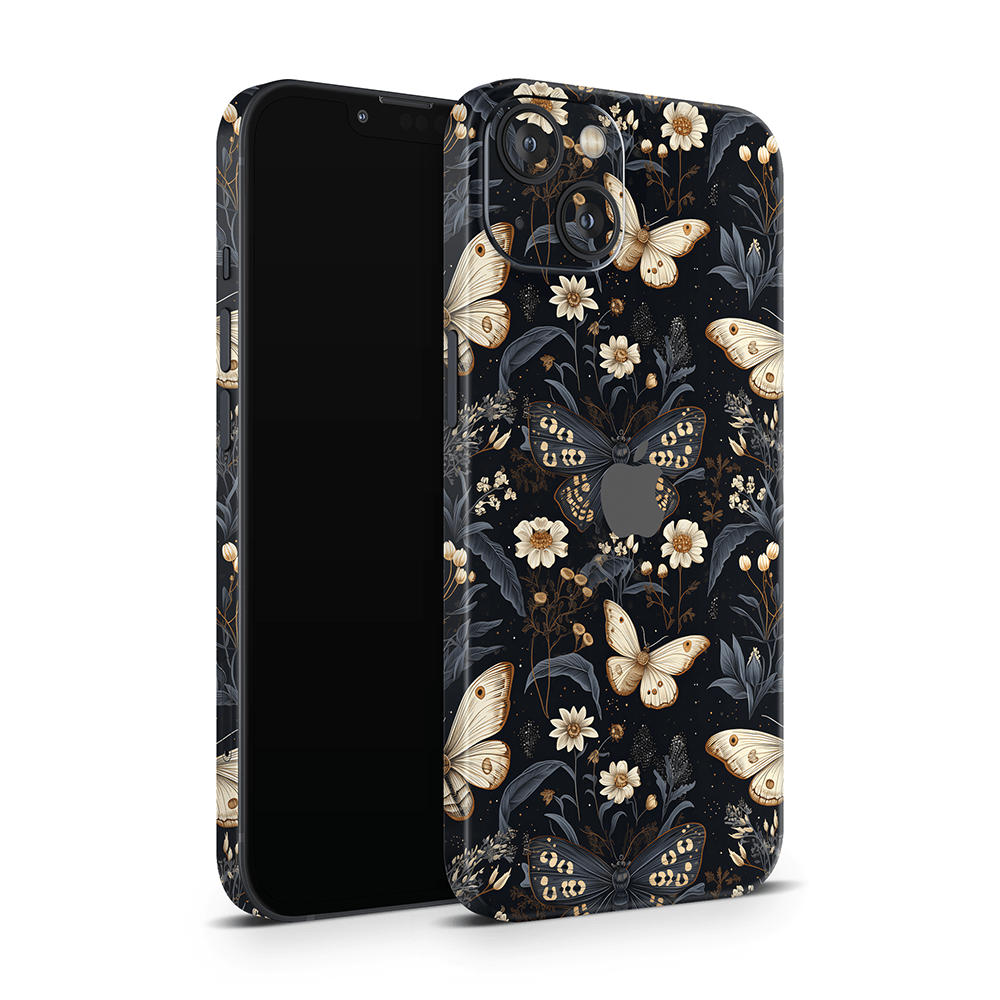 Midnight Flutter Apple iPhone Skins