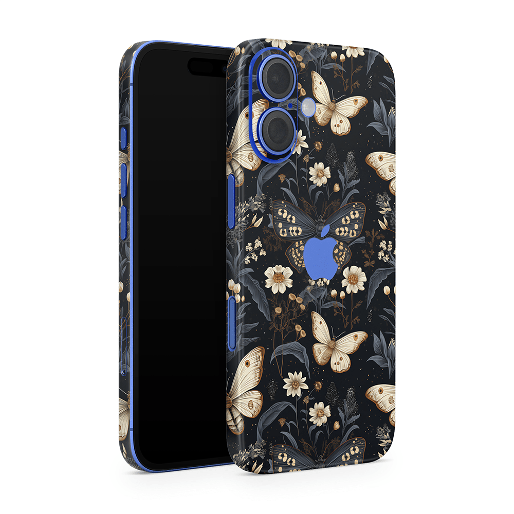 Midnight Flutter Apple iPhone Skins