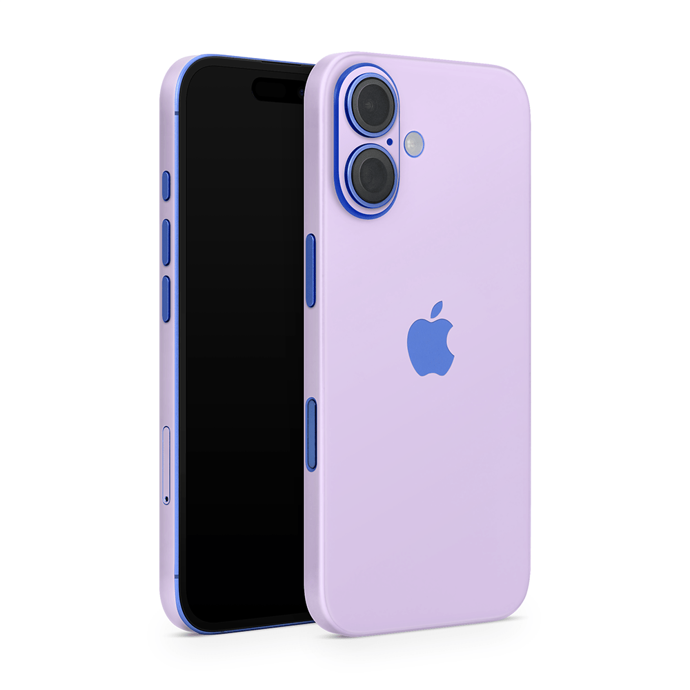 Pastel Lilac Apple iPhone Skins