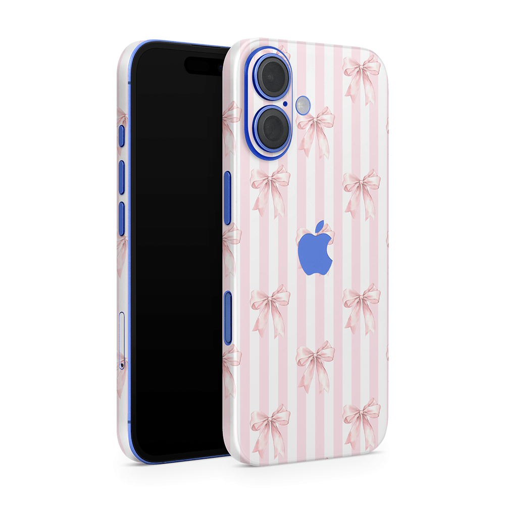 Blush Bows Apple iPhone Skins
