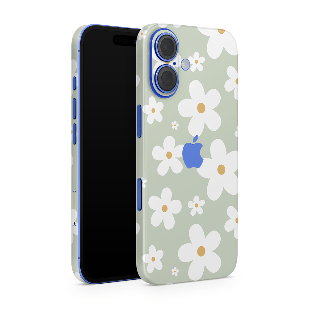 Sage Daisies Apple iPhone Skins