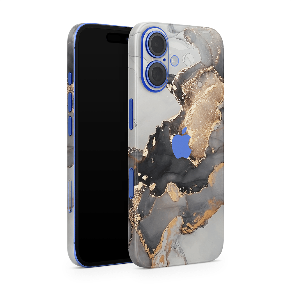 Black Marble Apple iPhone Skins