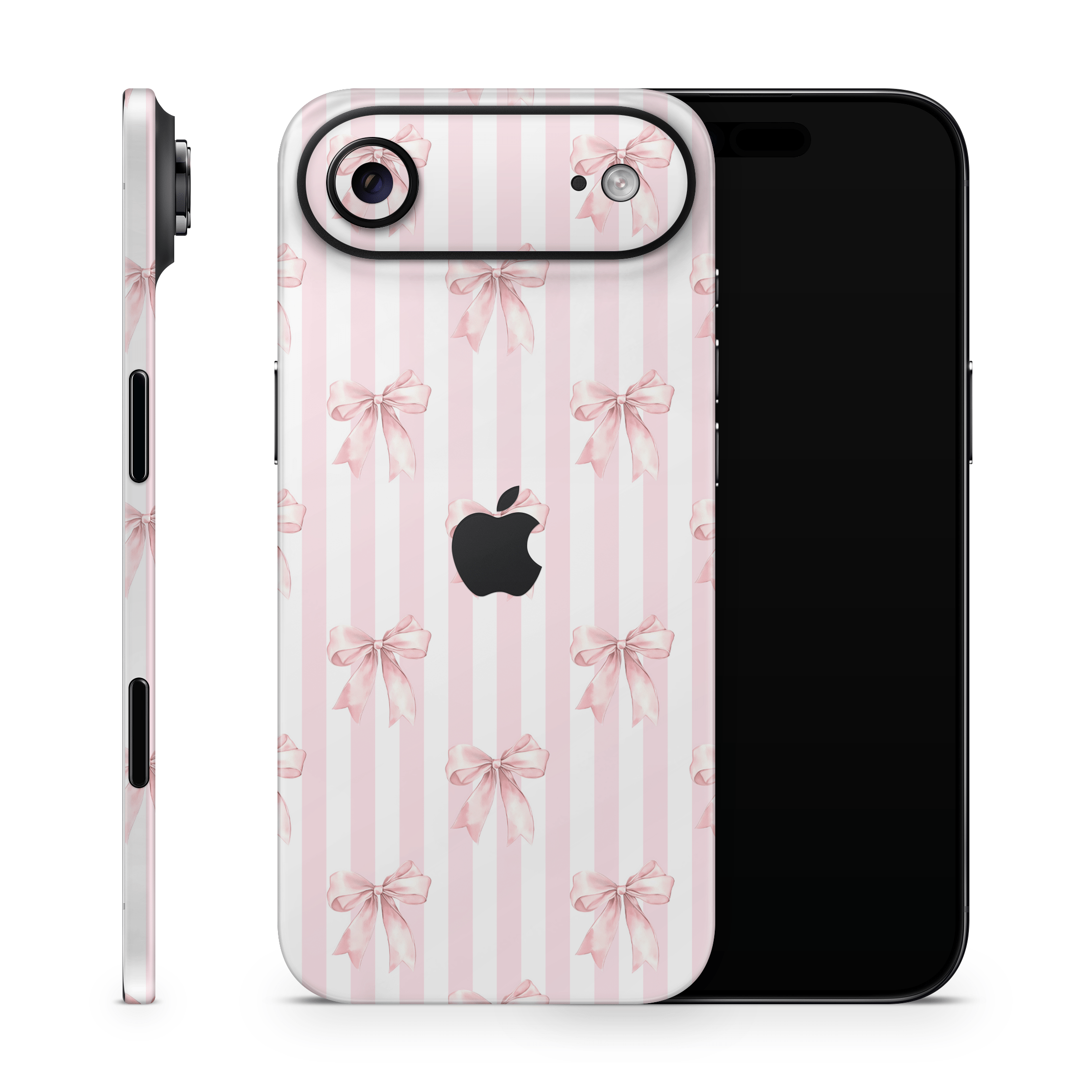 Blush Bows Apple iPhone Skins