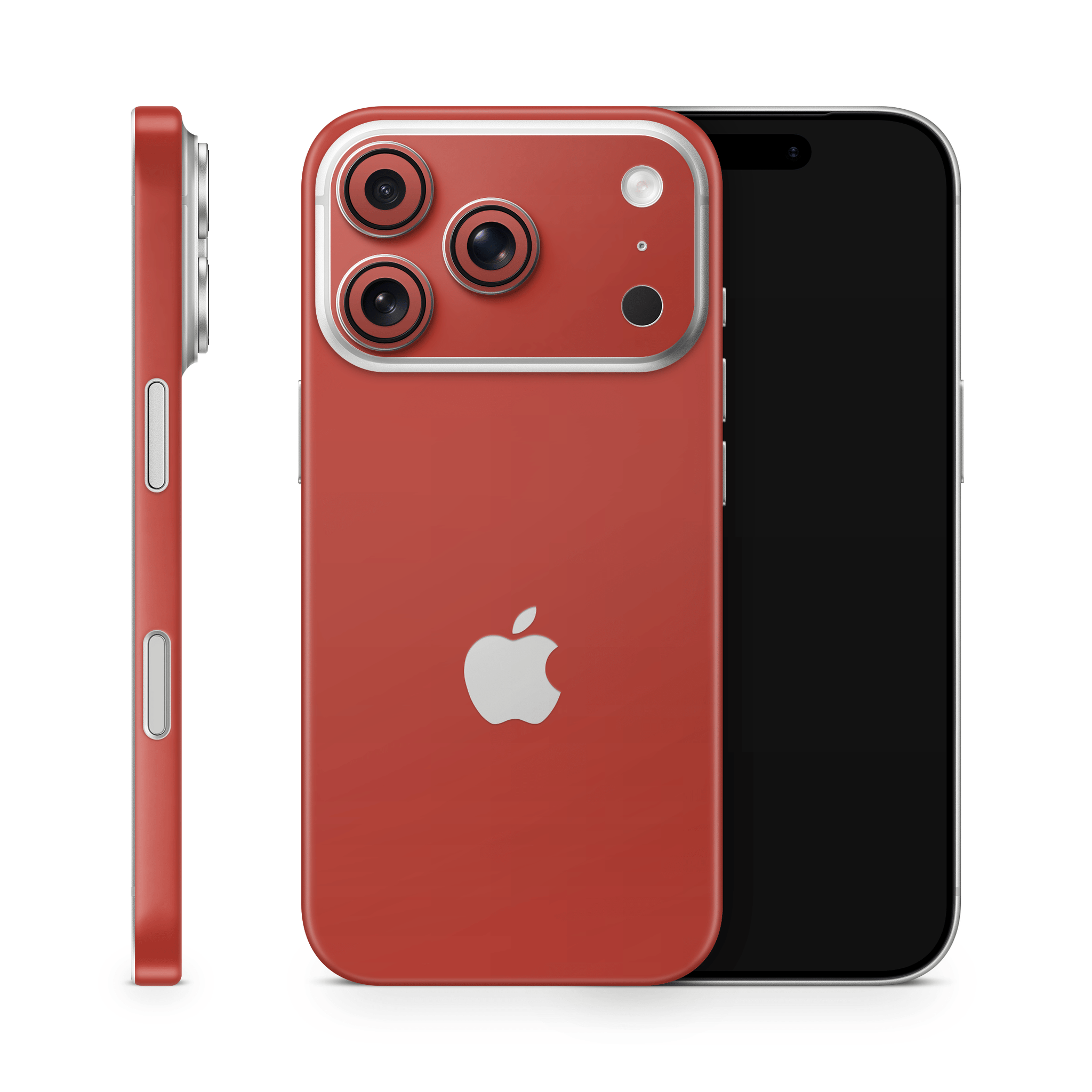 Cherry Red Apple iPhone Decal Skins