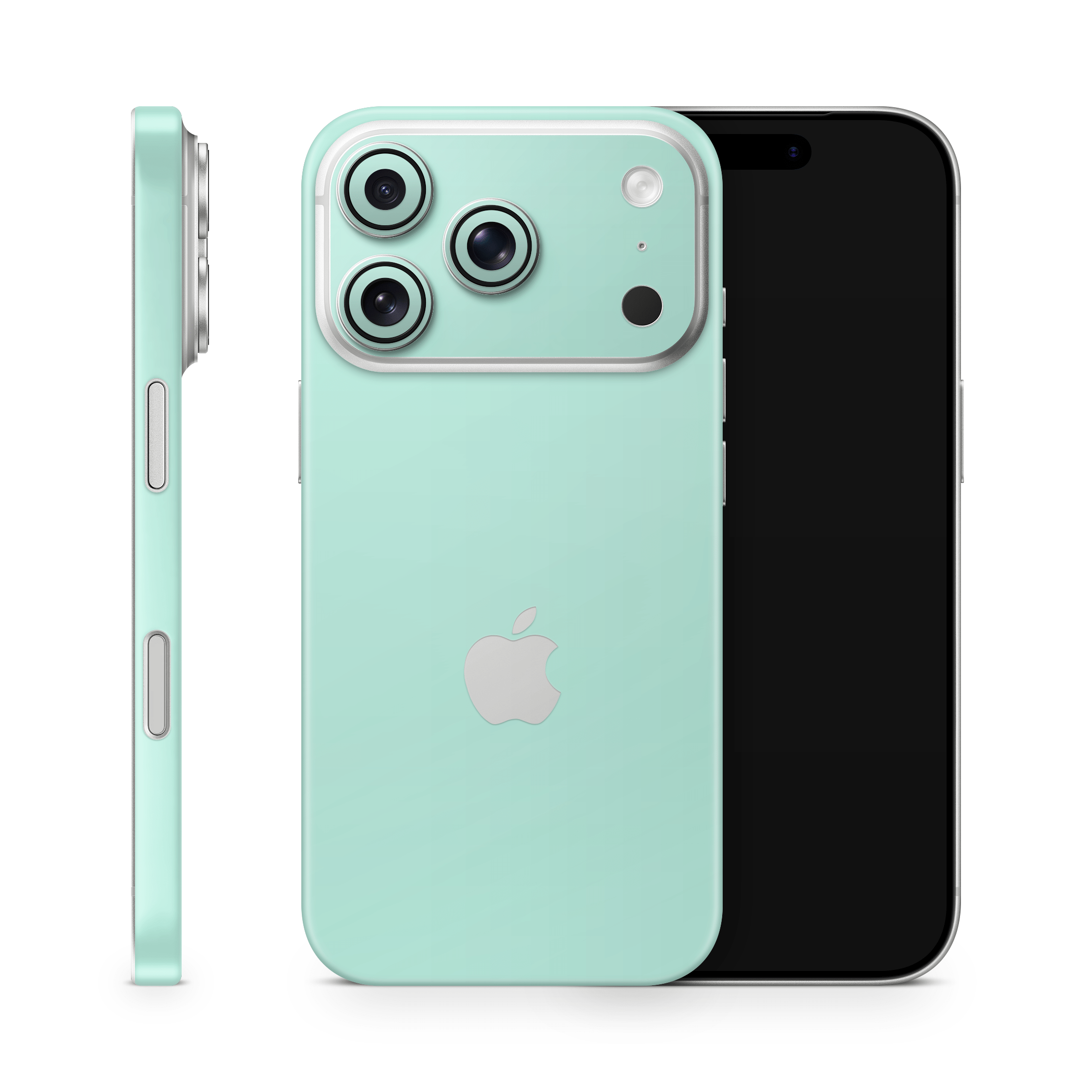 Pastel Mint Apple iPhone Skins