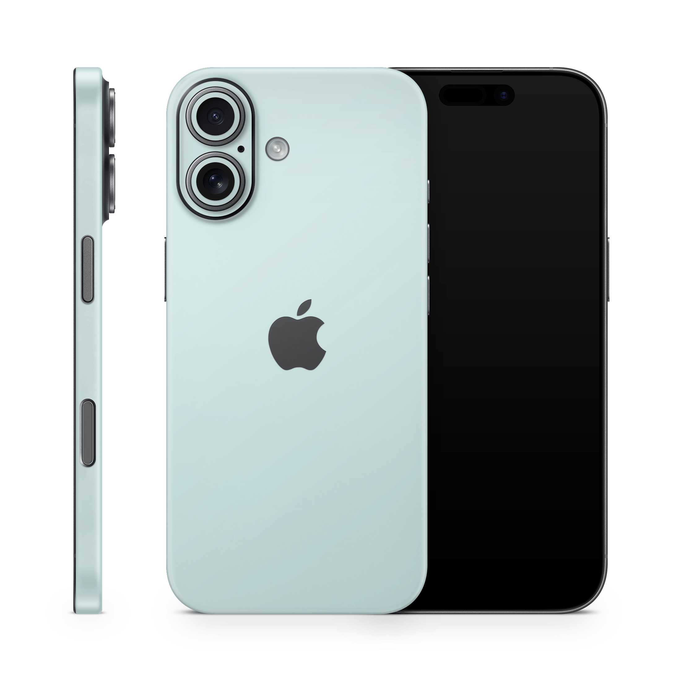 Dusty Blue Apple iPhone Skins